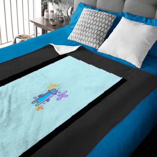 Discover Bubble Buddy  Graphic Baby Blankets