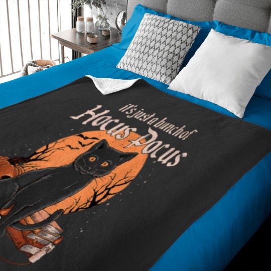 Discover Funny This cool This awesome It_s Just A Bunch Of Hocus Gift Halloween Black Catt Baby Blankets