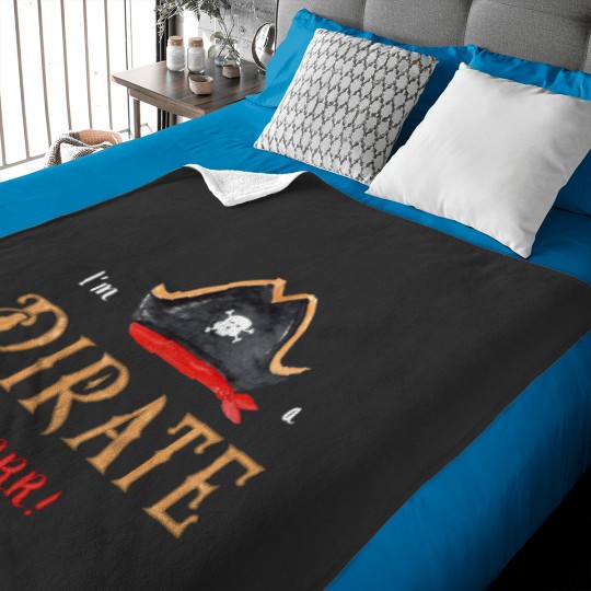 Discover I'm a Pirate ARRR! with Pirate Hat Baby Blankets