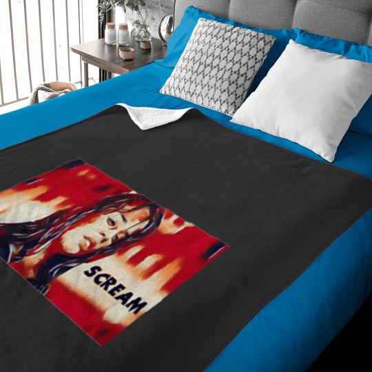 Discover Scream - Sidney Prescott Baby Blankets