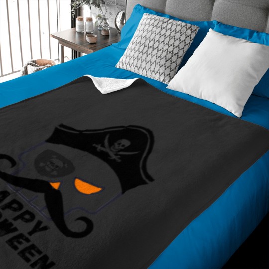 Discover Happy  Pirates halloween Baby Blankets