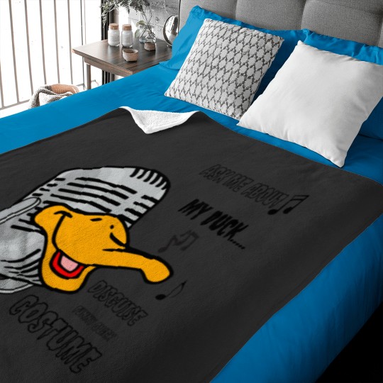 Discover ask me about my duck disguise funny quack costume Baby Blankets