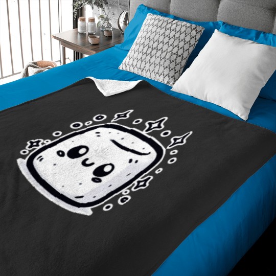 Discover Kawaii Marshmallow Baby Blankets