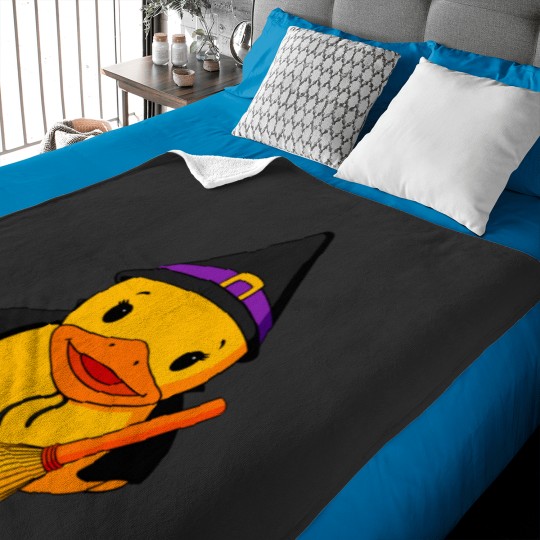 Discover Witch Rubber Duck Baby Blankets
