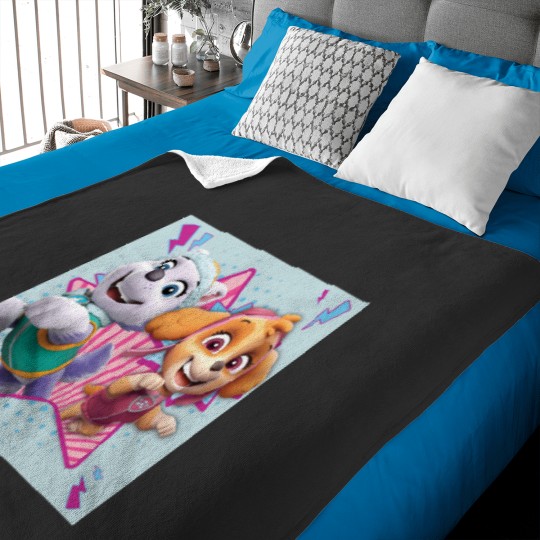 Discover skye and everest Baby Blankets