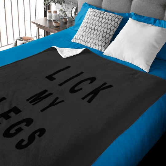 Discover 90_s Grunge LICK MY LEGS Slogan   1 Baby Blankets
