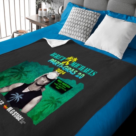 Discover New Popular!!! Bret Michaels Tour 2024 Gift For Fan Baby Blankets