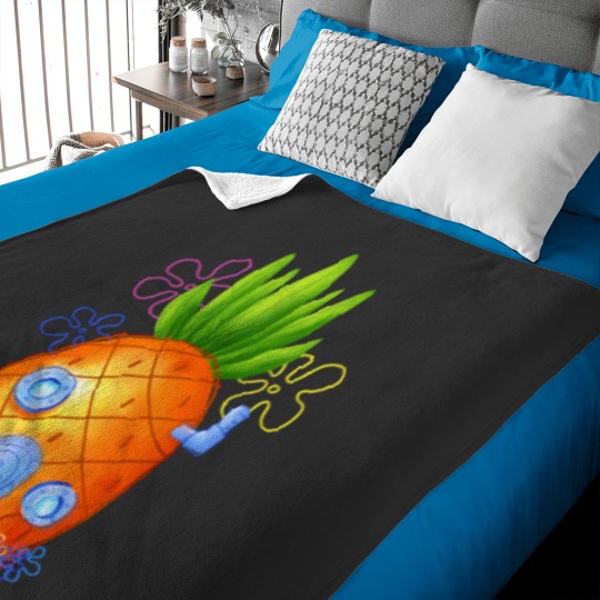 Discover Pineapplee under the sea Baby Blankets
