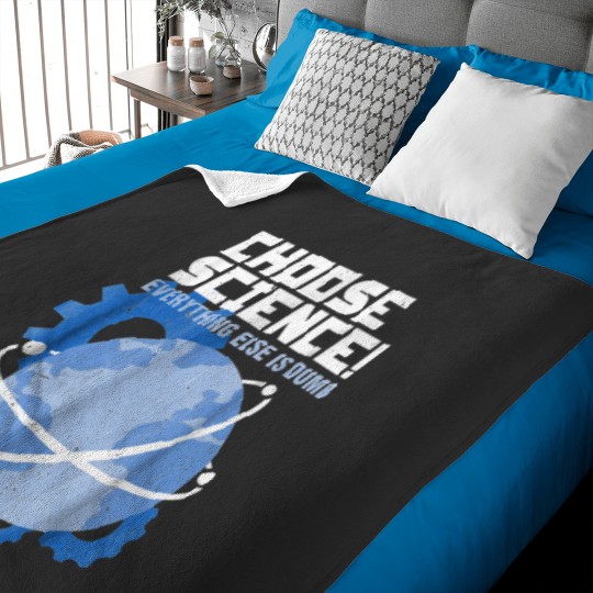 Discover Woot_ Science Rules!funy Baby Blankets