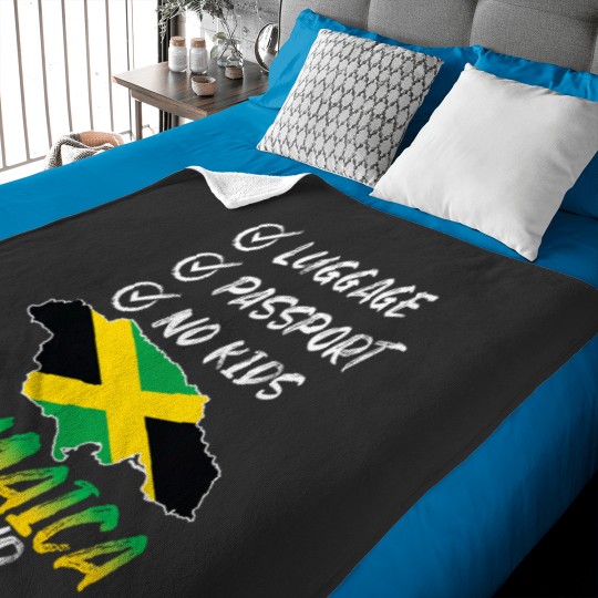 Discover Jamaican Travel Vacation Trip Outfit To Jamaica Women Men Baby Blankets