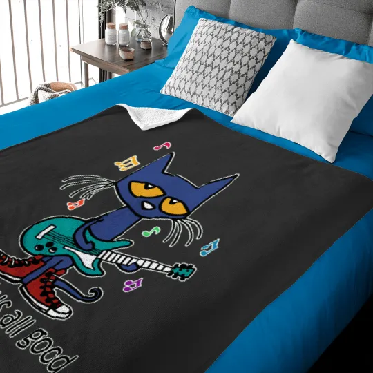 Discover Pete The Cat The singer It's All Good Perfect Gift Baby Blankets
