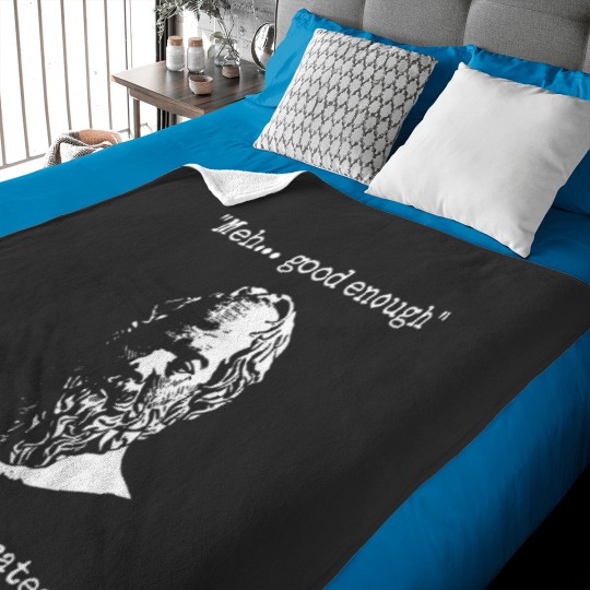Discover Mediocrates Meh Good Enough Sarcasm Classic Baby Blankets