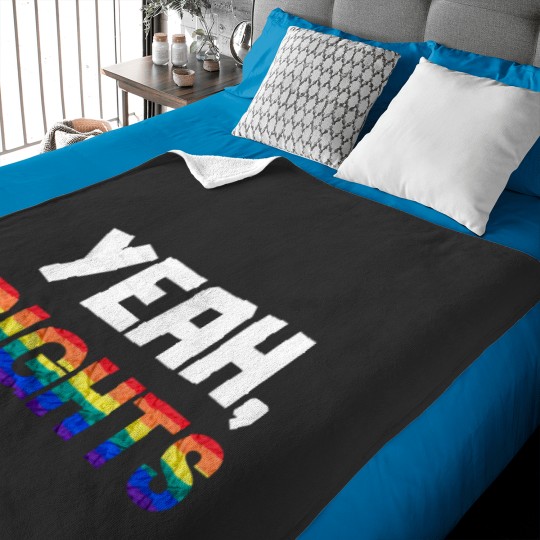 Discover Yeah Rights LGBTQ Human Rights Baby Blankets