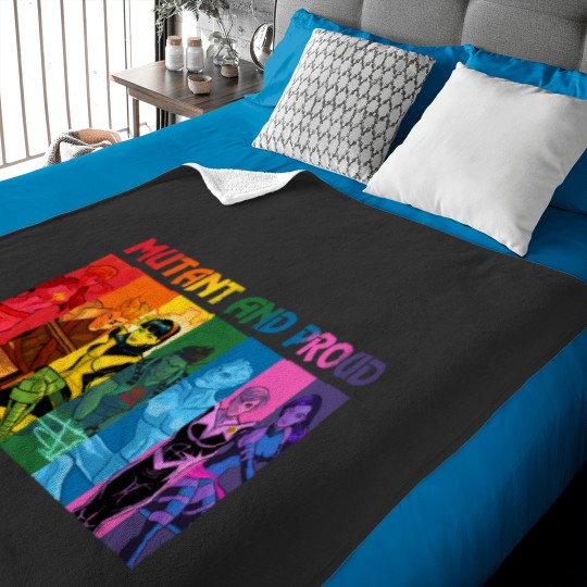 Discover Mutant and Proud Rainbow Baby Blankets