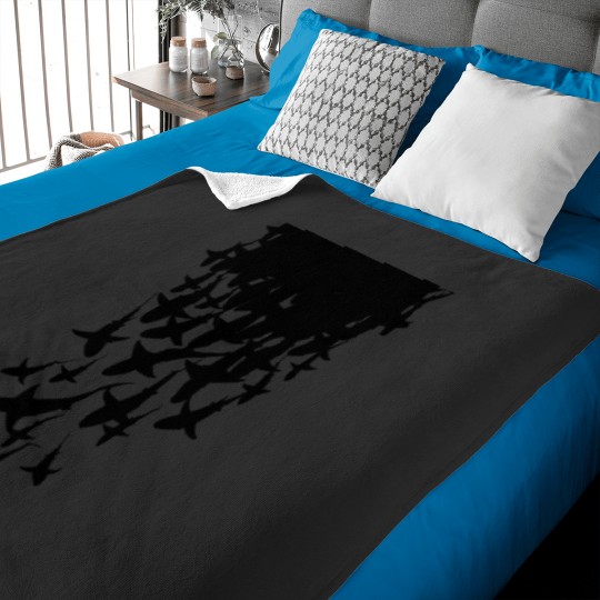 Discover Shark Classic Baby Blankets