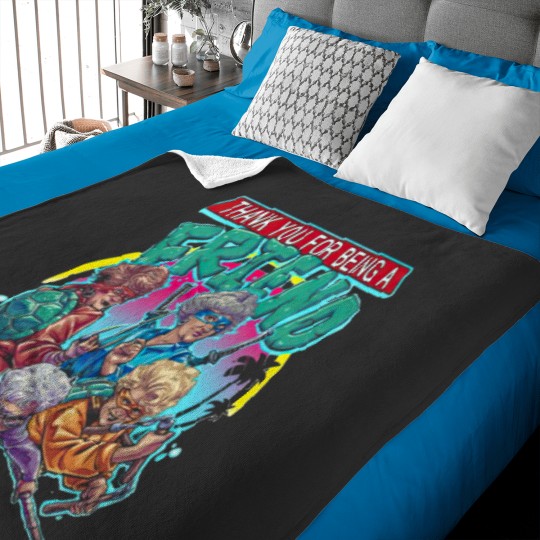 Discover Thank You For Being A Friend The Stay Golden Teenage Mutant Ninja Turtle Baby Blankets