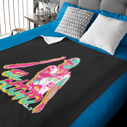 Discover FRD Tatis Jr - Bat Flip City - San Diego Baseball Baby Blankets