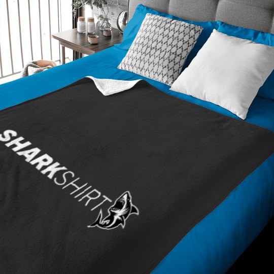 Discover Shark Shirt White Type Baby Blankets