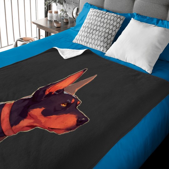 Discover Doberman Owner  Aesthetic Doberman  Aesthetic Dog  Animal Art  Beautiful Dog Art  Animal Cute Art  59 Baby Blankets