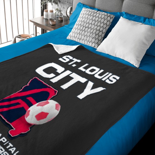 Discover St. Louis City Capital of Soccer Baby Blankets