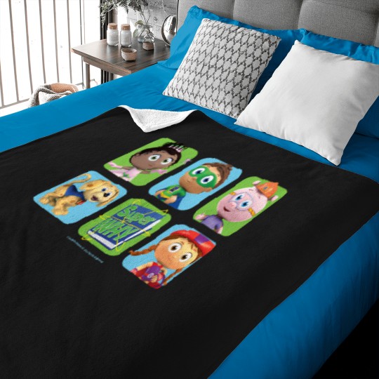 Discover Super Why Super Heroes Baby Blankets