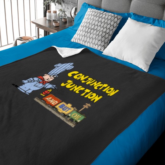 Discover Schoolhouse Rock Conjunction Junction - Conjunction Junction - Baby Blankets