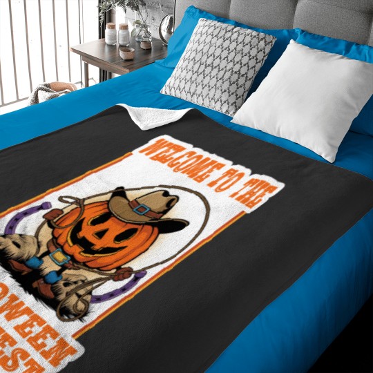 Discover Wild West Halloween Baby Blankets