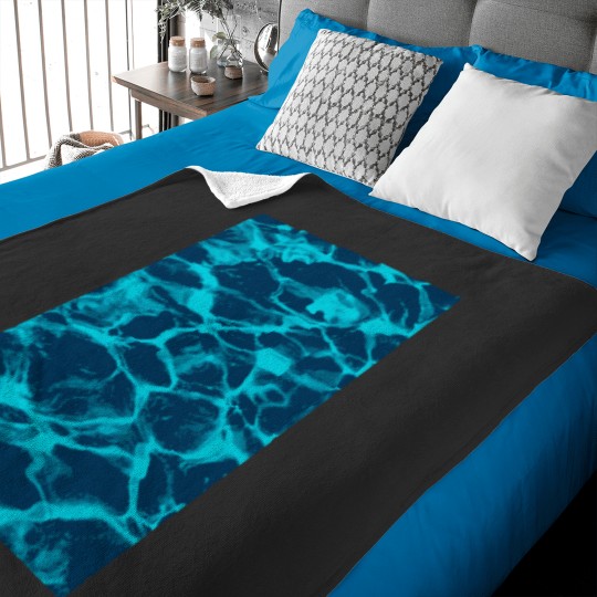 Discover Dark Water Sea Ocean Nautical Turquoisee 2 Of 4 2109 Baby Blankets