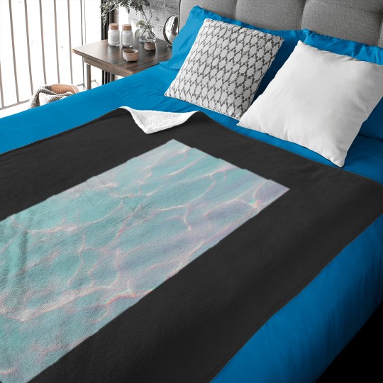 Discover Crystalline Sea - Turquoisee Light 3180 Baby Blankets