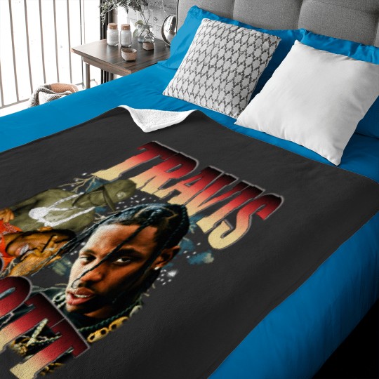 Discover Travis Baby Blankets, 90's Vintage Rap Baby Blankets RPLC26