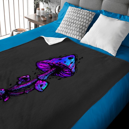Discover psychedelics Mushrooms Baby Blankets