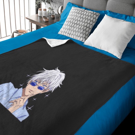 Discover gojo satoru being gojo satoru Baby Blankets