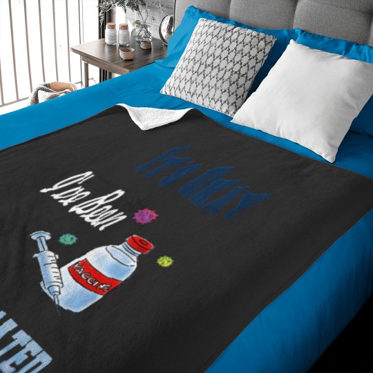 Discover Its Okay ive Been Vaccinated Premium Social Distance Gifts Baby Blankets