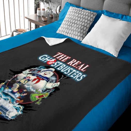 Discover Ghostbusters 80s Vintage Baby Blanket for Halloween