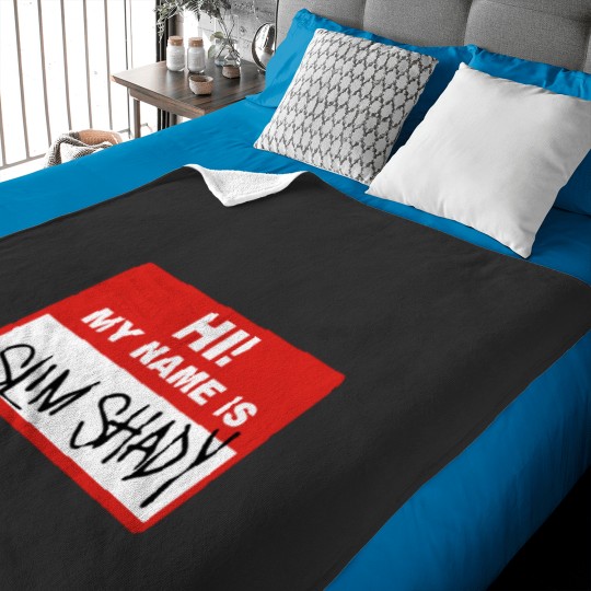 Discover My name is Slim Shady Baby Blankets