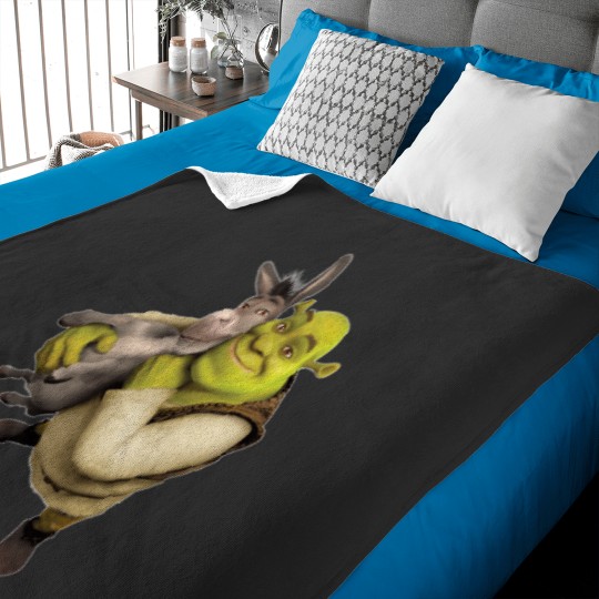 Discover Shrek and Donkey Baby Blankets