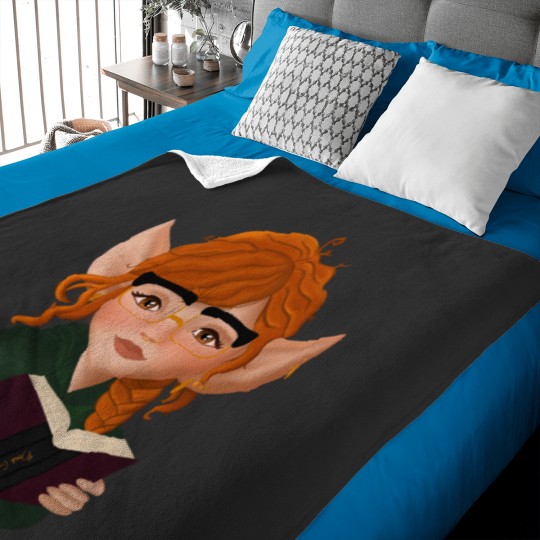 Discover Redheaded Book Goblin Vol. 1 Baby Blankets