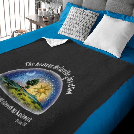 Discover Flat Earth Psalm 191 The Firmament Black Essential Baby Blankets