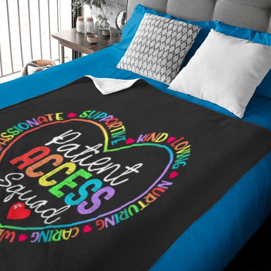 Discover Patient Access Squad Specialist Rainbow Appreciation Baby Blankets
