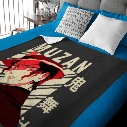 Discover Lucky Think Fast In Every Position Muzan Kibutsuji Vintagess Art Gifts For Fan Baby Blankets