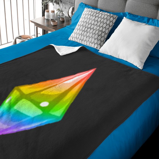Discover rainbow plumbob Baby Blankets