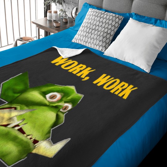 Discover Office peon workaholic Baby Blankets