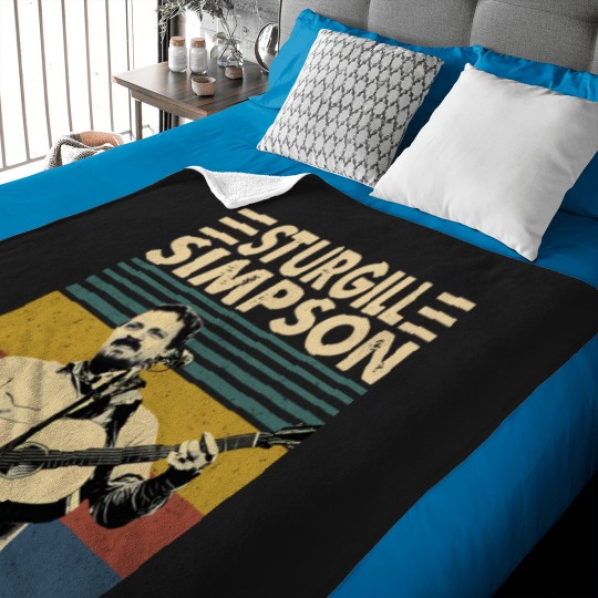 Discover Sturgill Simpson Retro Vintage Unisex Baby Blankets, Sturgill Simpson Music Baby Blankets