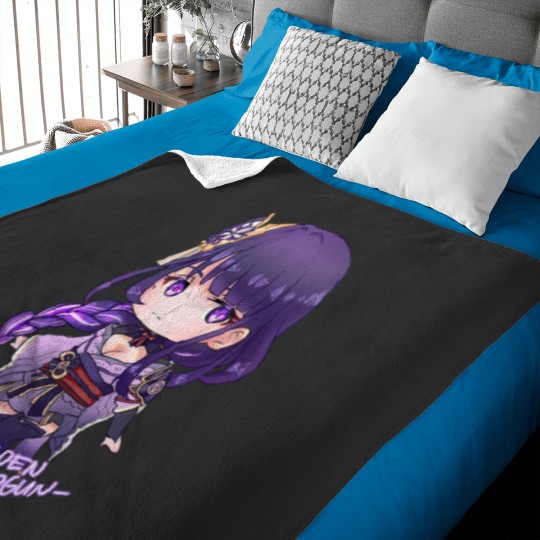 Discover raiden shogun Baby Blankets