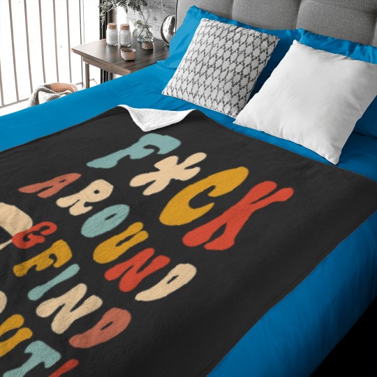 Discover Fck Around And Find Out Trendy Albm River Baby Blankets