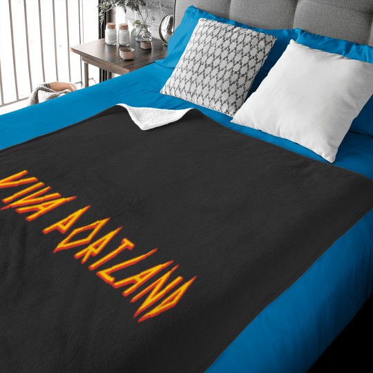 Discover Viva Portland 80s Rock Graphic Essential Baby Blankets