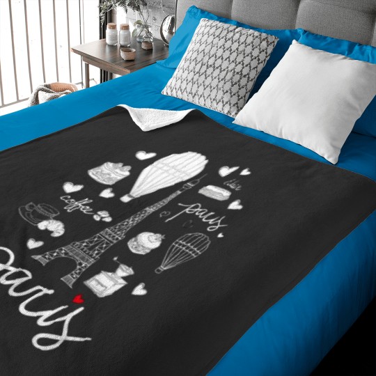 Discover Paris is always a good idea Baby Blankets