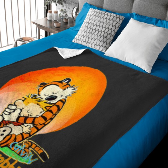 Discover calvin and hobbes Baby Blankets