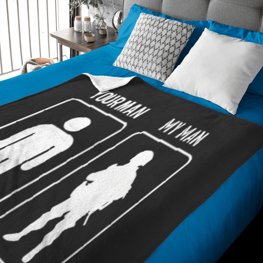 Discover Your Man My Man Military Patriotss And Veteran 4409 Baby Blankets