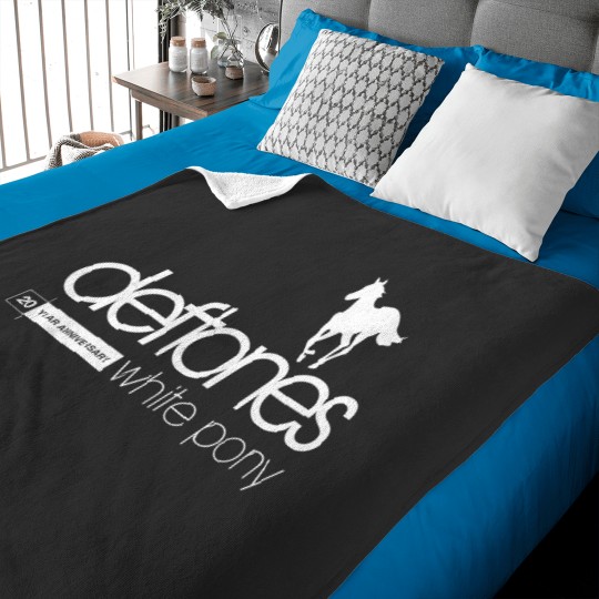Discover Deftone White Pony 20th Anniversary Baby Blankets